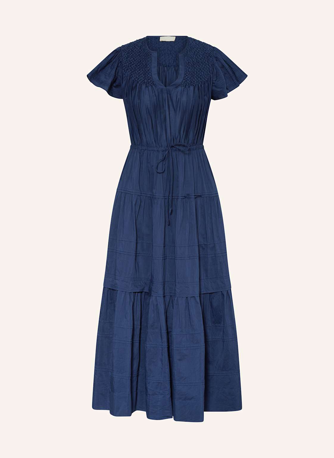 Ulla Johnson Kleid Marika Mit Rüschen grau von ULLA JOHNSON