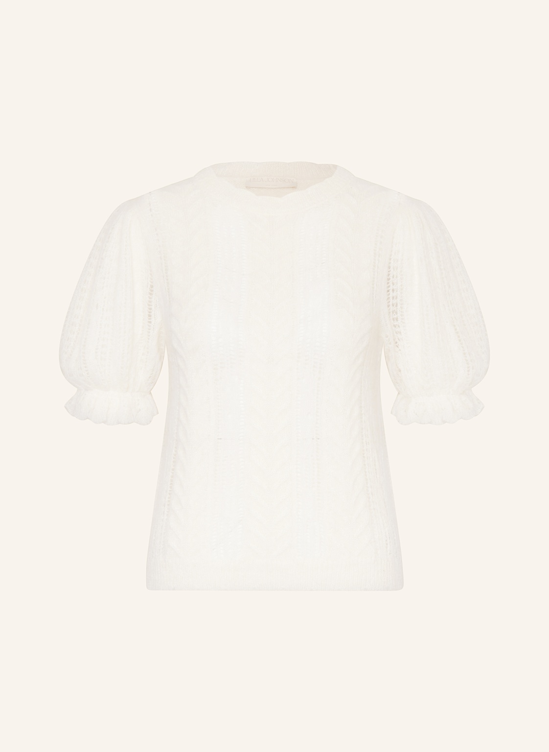 Ulla Johnson Strickshirt Mavis Mit Alpaka weiss von ULLA JOHNSON