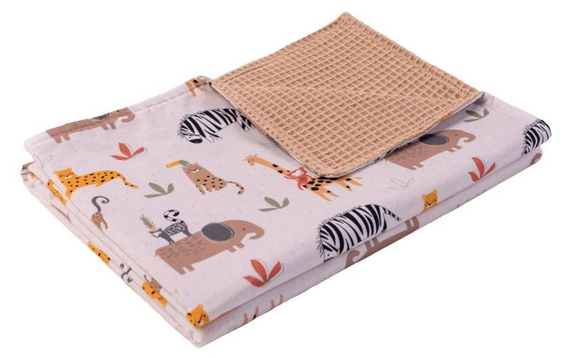 Babydecke »Ullenboom Waffelpiqué Sand Savanne 70 x 100 cm« von ULLENBOOM ®