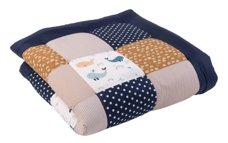 Krabbeldecke »Ullenboom Wale 120 x 120 cm« von ULLENBOOM ®