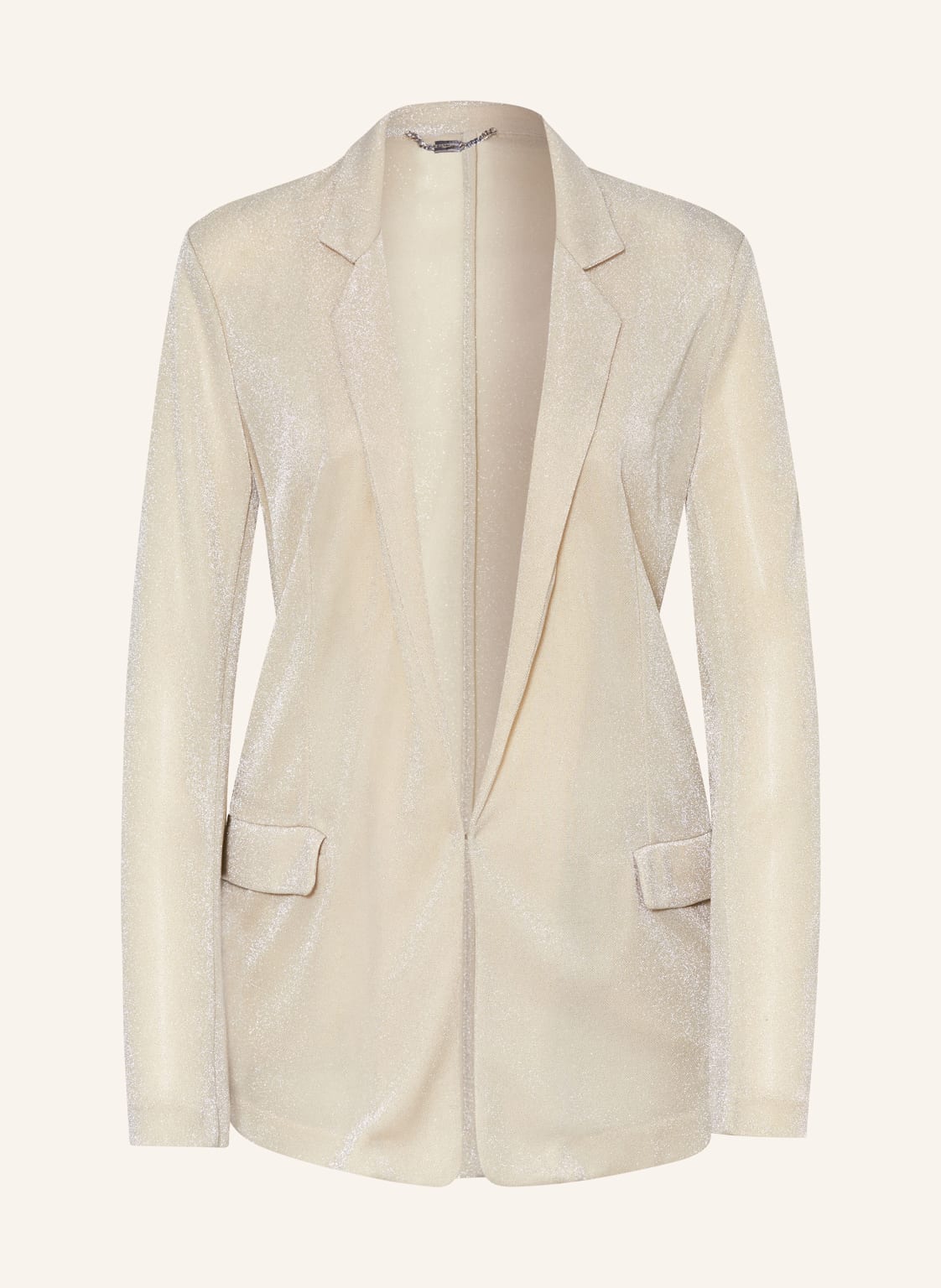 Ulli Ehrlich Sportalm Blazer Mit Glitzergarn beige von ULLI EHRLICH SPORTALM