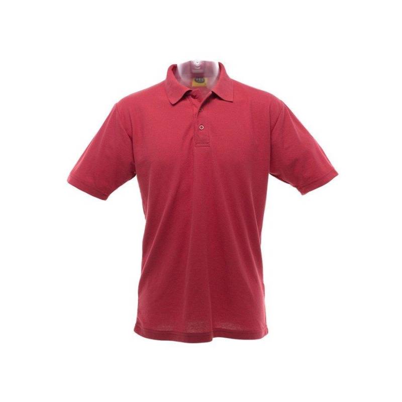 Pique Polo Damen Rot Bunt 3XL von ULTIMATE