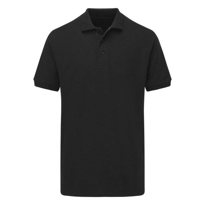 Pique Polo Damen Schwarz 4XL von ULTIMATE