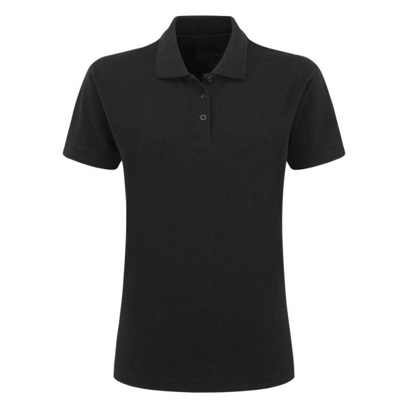 Poloshirt Damen Schwarz 40 von ULTIMATE