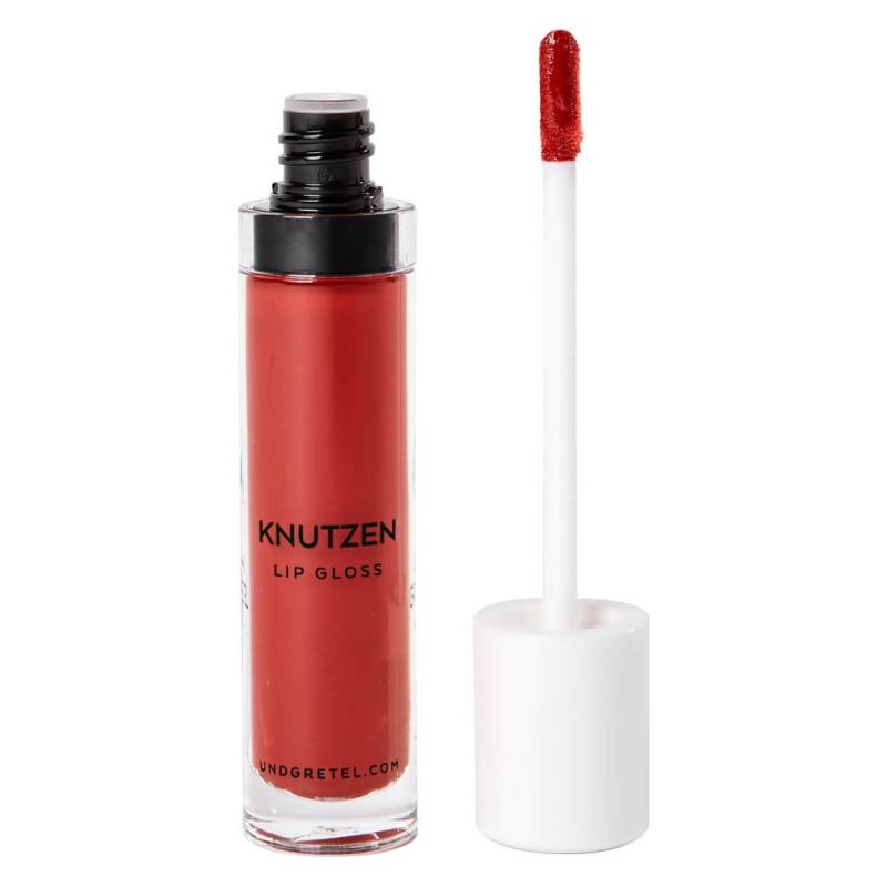 UND GRETEL Lips - KNUTZEN Lipgloss Matte Sunrise Red 4 von UND GRETEL