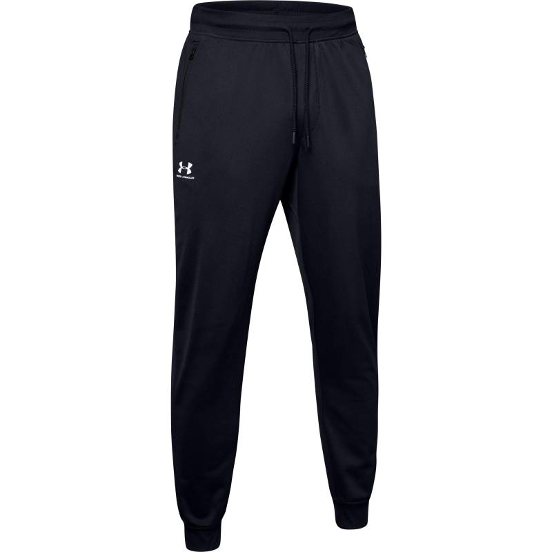 Jogginghose Under Arour Sportstyle Herren Schwarz/Weiss M von UNDER ARMOUR