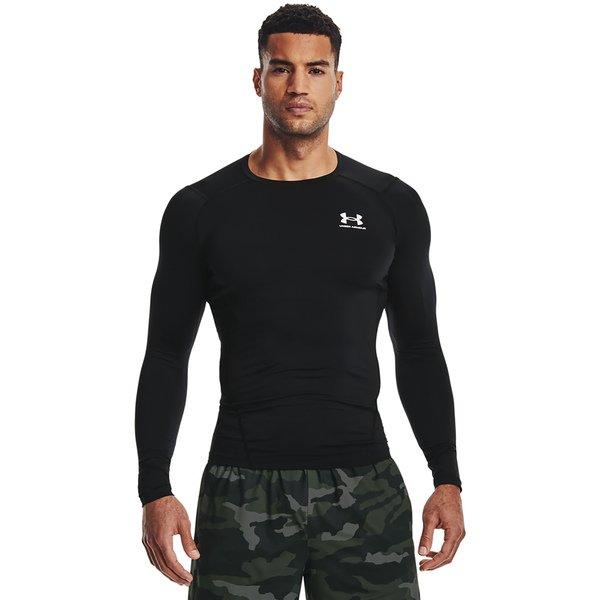 T-shirt, Rundhals, Langarm Herren Black L von UNDER ARMOUR