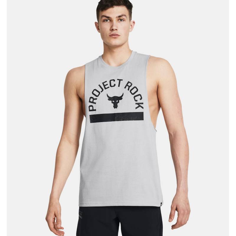 Tank Top Herren Grau L von UNDER ARMOUR