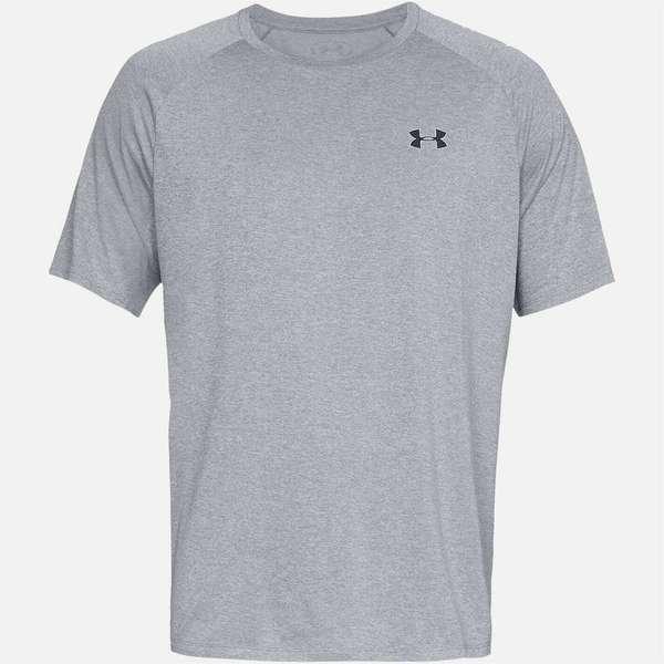 Tech Tshirt Herren Taubengrau L von UNDER ARMOUR