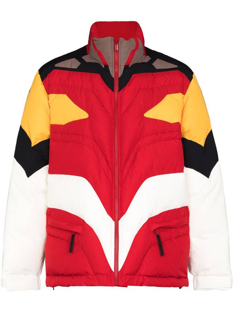 Undercover x Evangelion padded puffer jacket - Red von Undercover