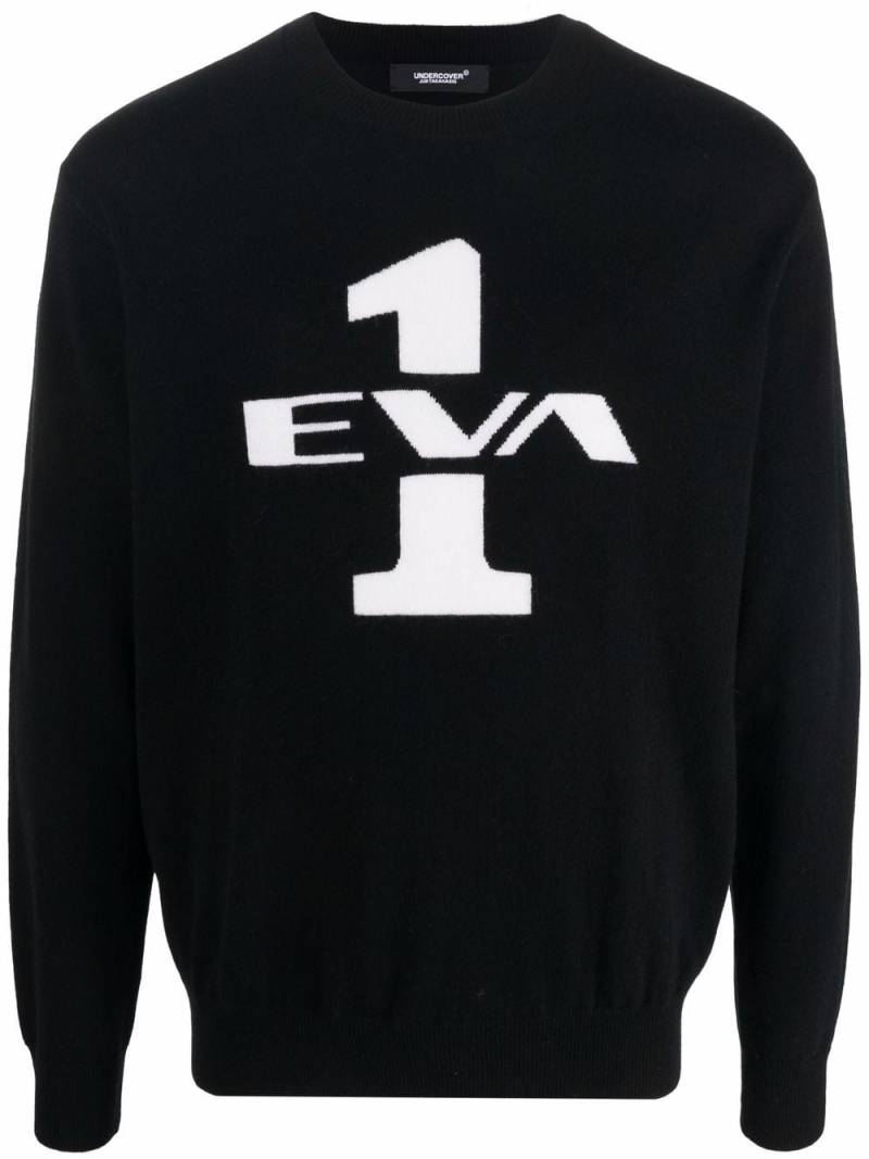 Undercover intarsia-knit jumper - Black von Undercover