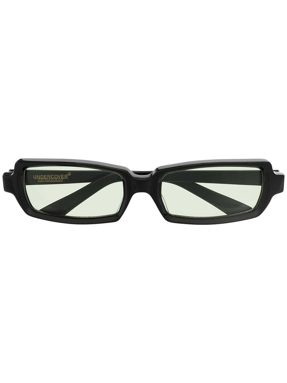 Undercover rectangle-frame tinted sunglasses - Black von Undercover