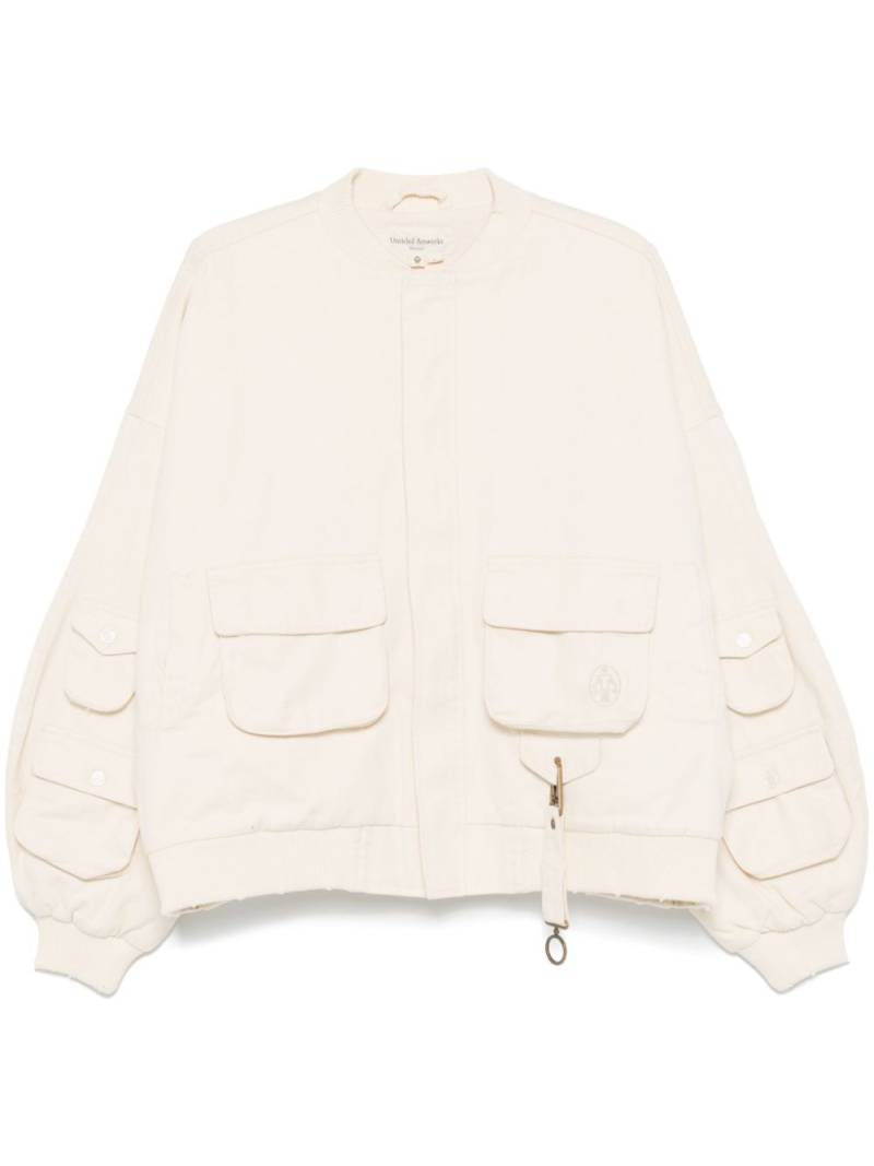 UNTITLED ARTWORKS Washed Cargo bomber jacket - Neutrals von UNTITLED ARTWORKS