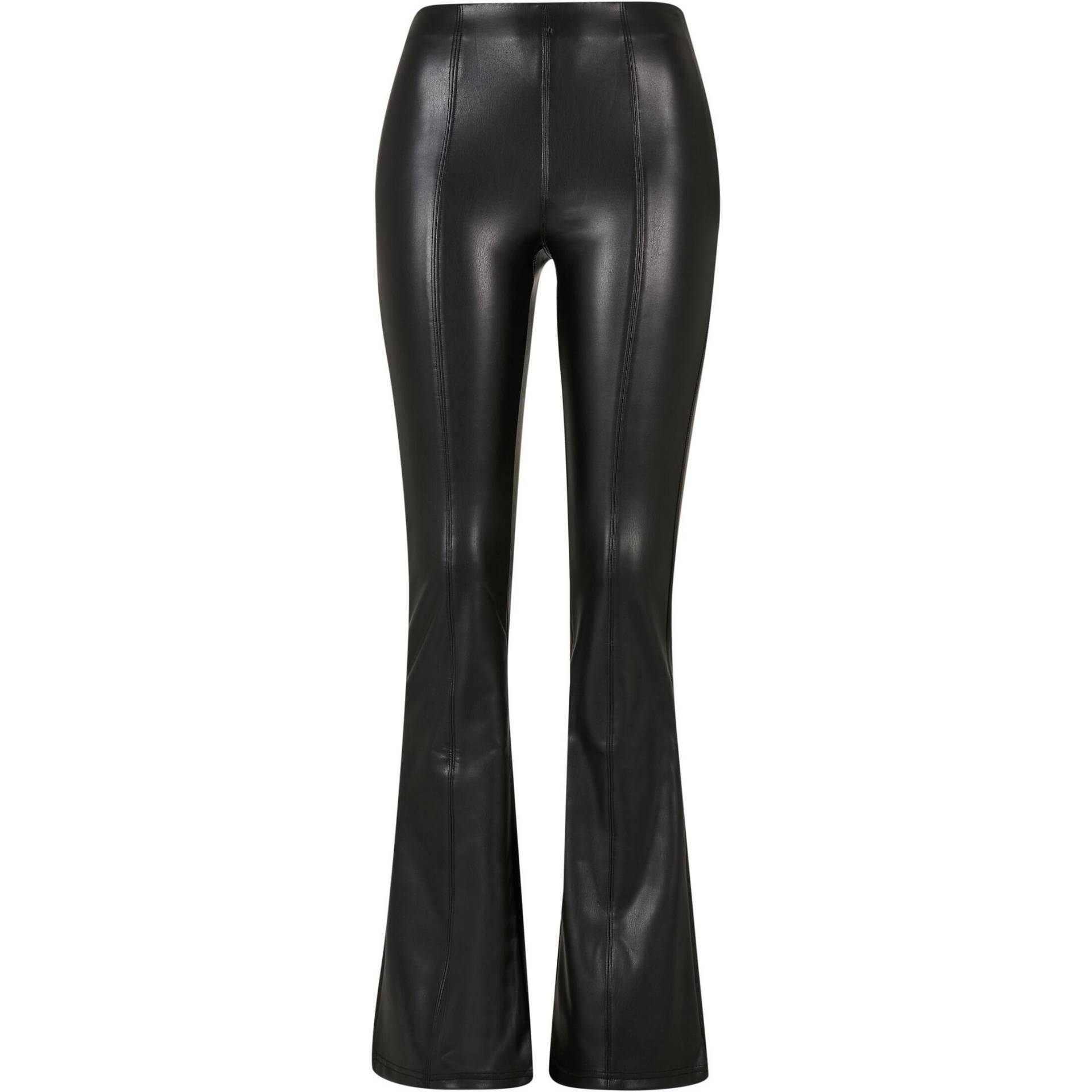 Ausgestellte Hose Aus Kunstleder, Damen Unisex  XL von URBAN CLASSICS