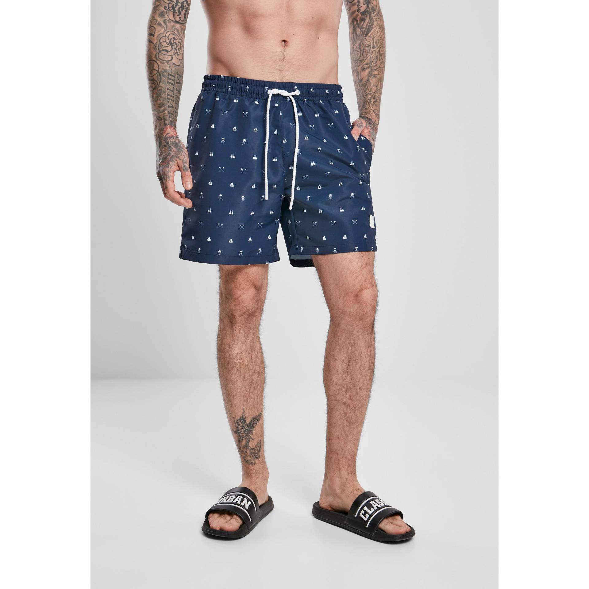 Badeshorts Pattern (grandes Tailles) Herren  XXL von URBAN CLASSICS