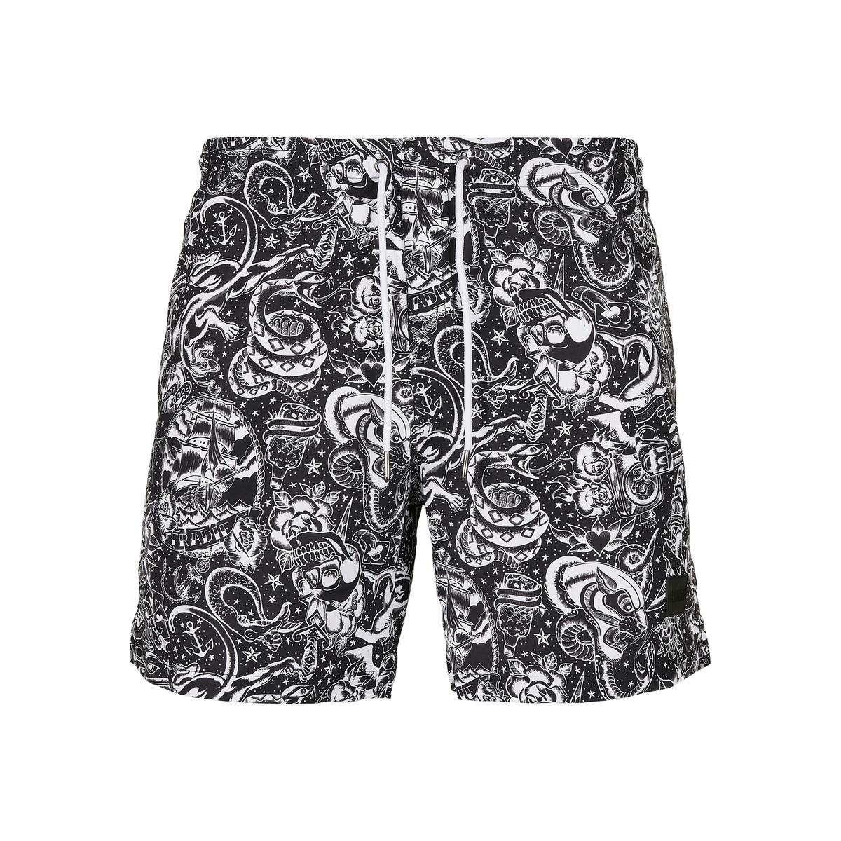 URBAN CLASSICS - badeshorts urban cassics pattern, für Herren, Größe L von URBAN CLASSICS