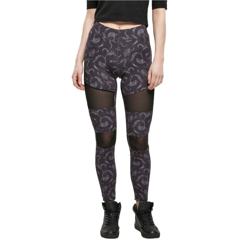 Bedruckte Leggings Für Frauen Tech Esh Aop Damen  M von URBAN CLASSICS