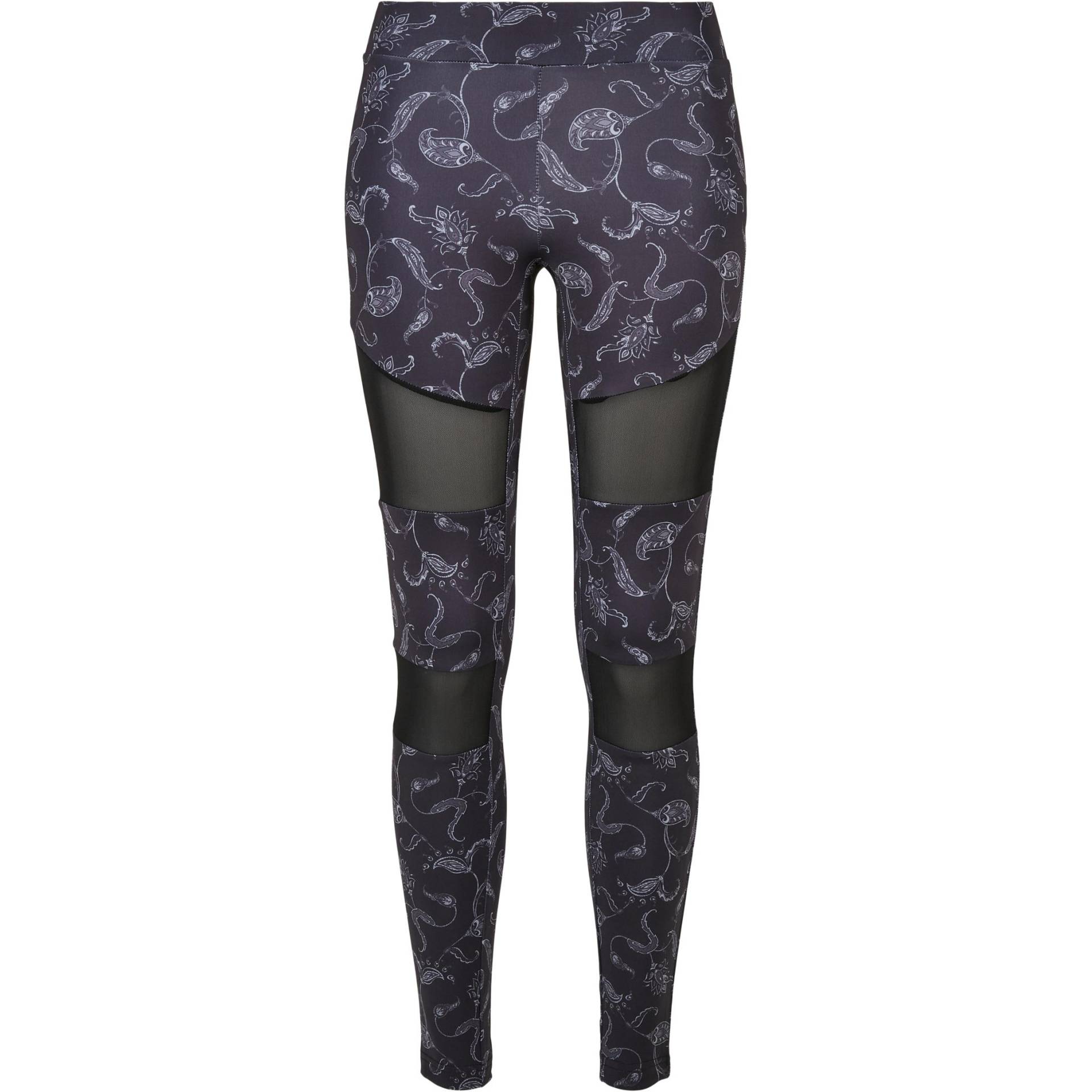 Bedruckte Leggings Für Frauen Tech Mesh Aop Damen  XXL von URBAN CLASSICS