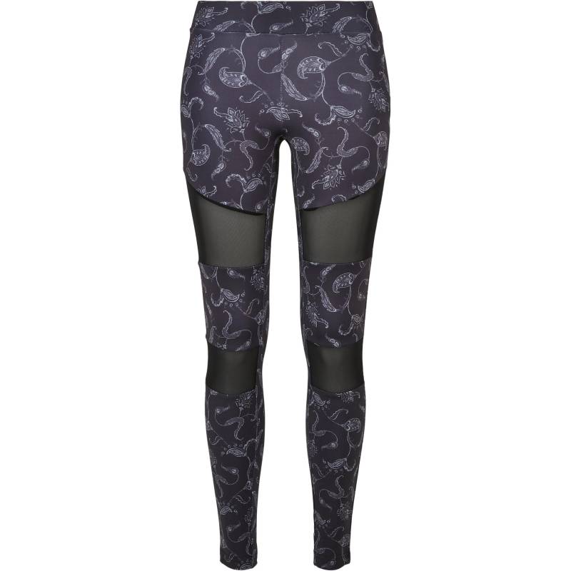 Bedruckte Leggings Für Frauen Tech Mesh Aop Damen  XXL von URBAN CLASSICS