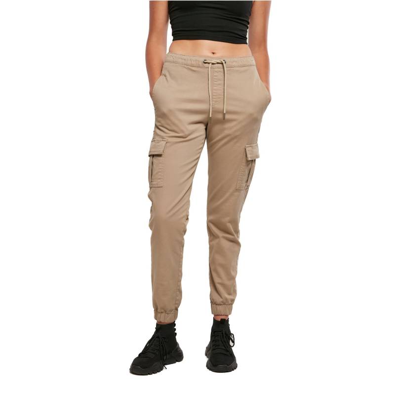 Bequeme Cargo-jogginghose Mit Hohem Bund, Damen Urban Cassics Damen  L von URBAN CLASSICS