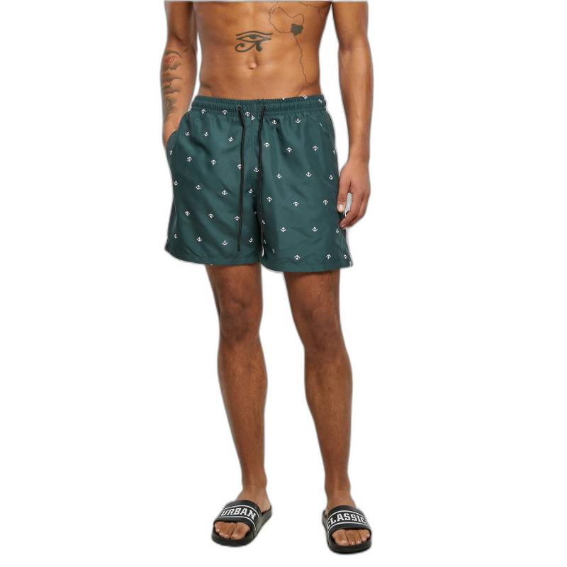 Bestickte Badeshorts Herren  XXL von URBAN CLASSICS