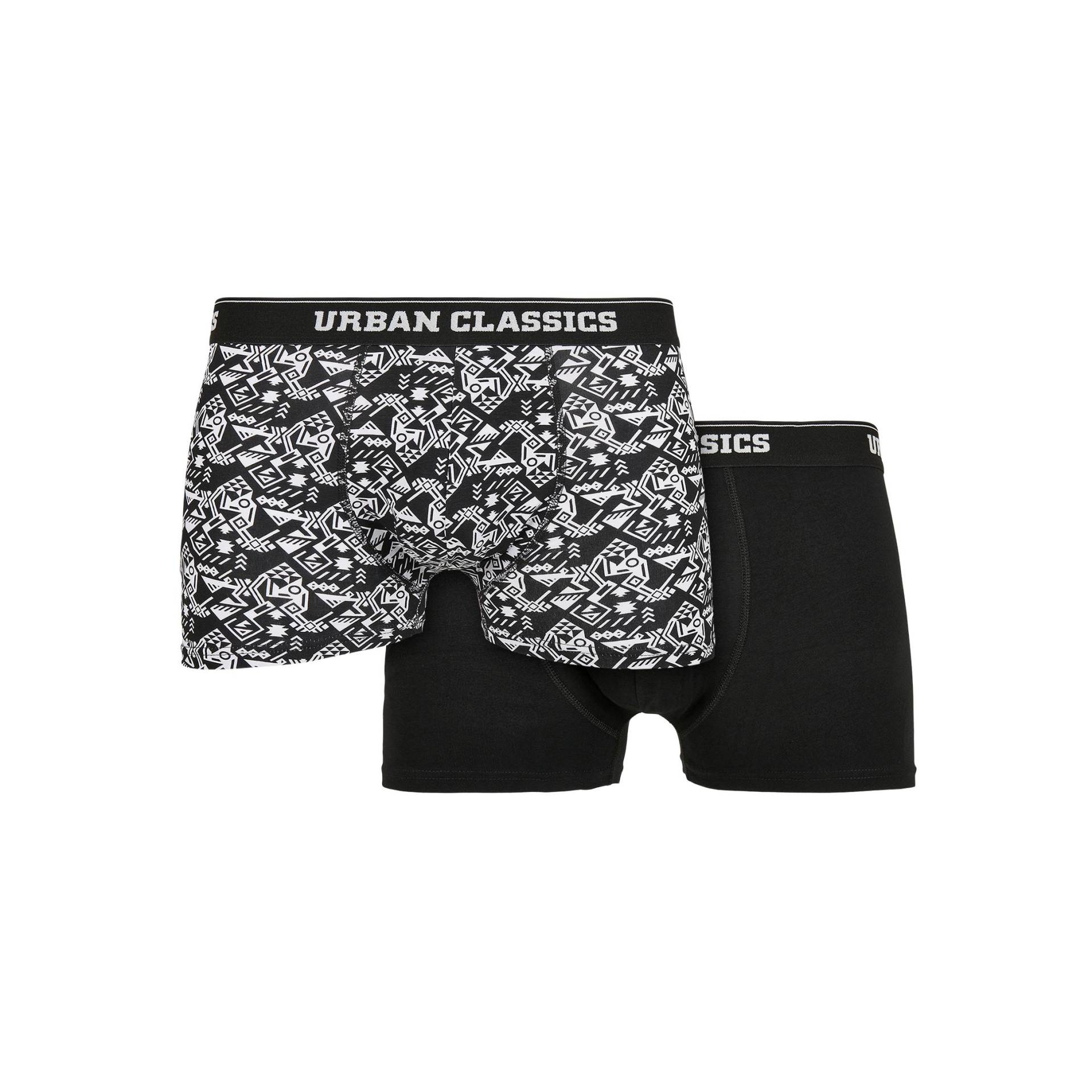 URBAN CLASSICS - boxershorts organic (grandes tailles) (x2), für Herren, Größe XXXL von URBAN CLASSICS