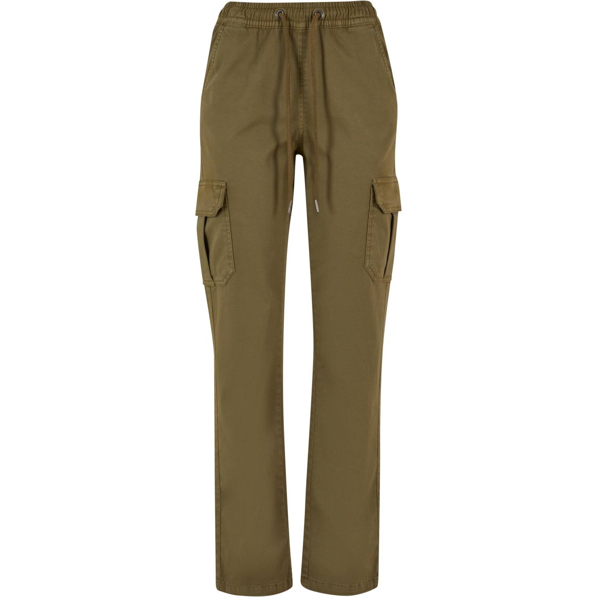 Cargohose Mit Hoher Taille, Damen Twill Unisex  XL von URBAN CLASSICS