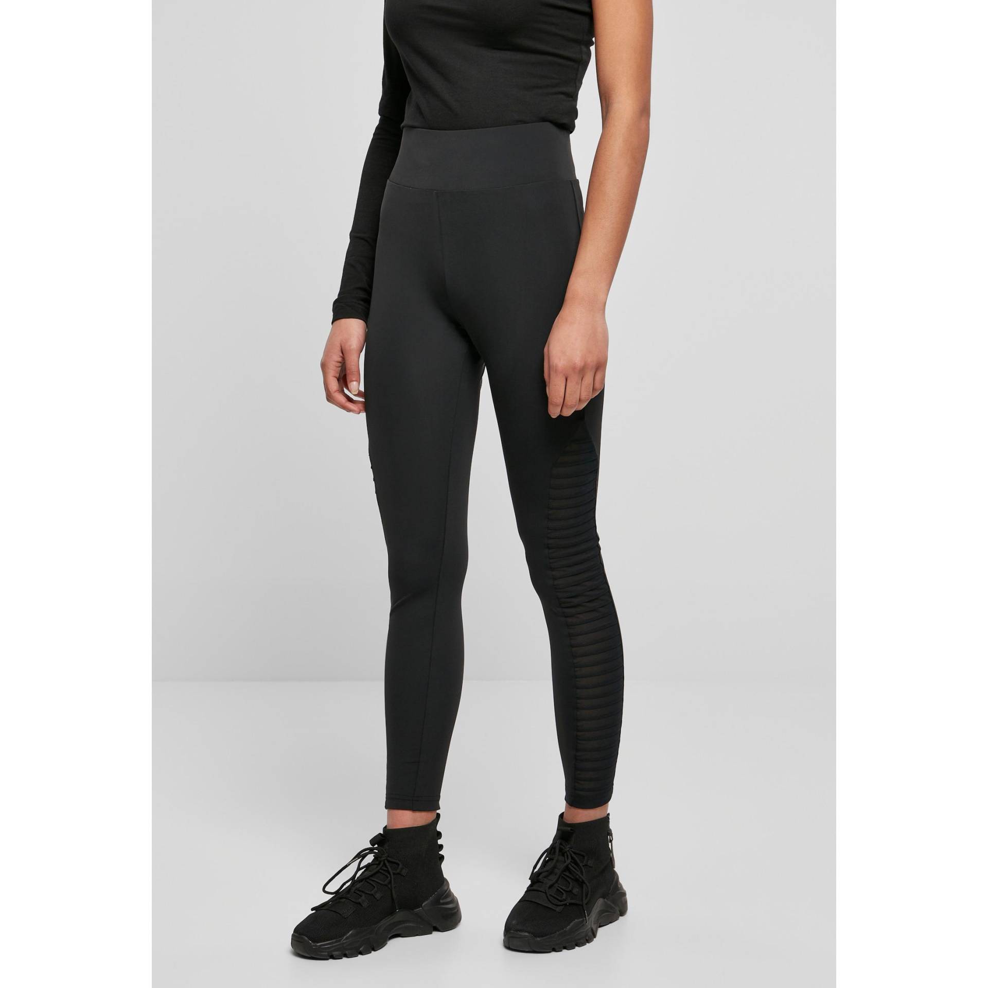 Damen-leggings Mit Hoher Taille Biker Tech Mesh (gt) Unisex  XXXL von URBAN CLASSICS