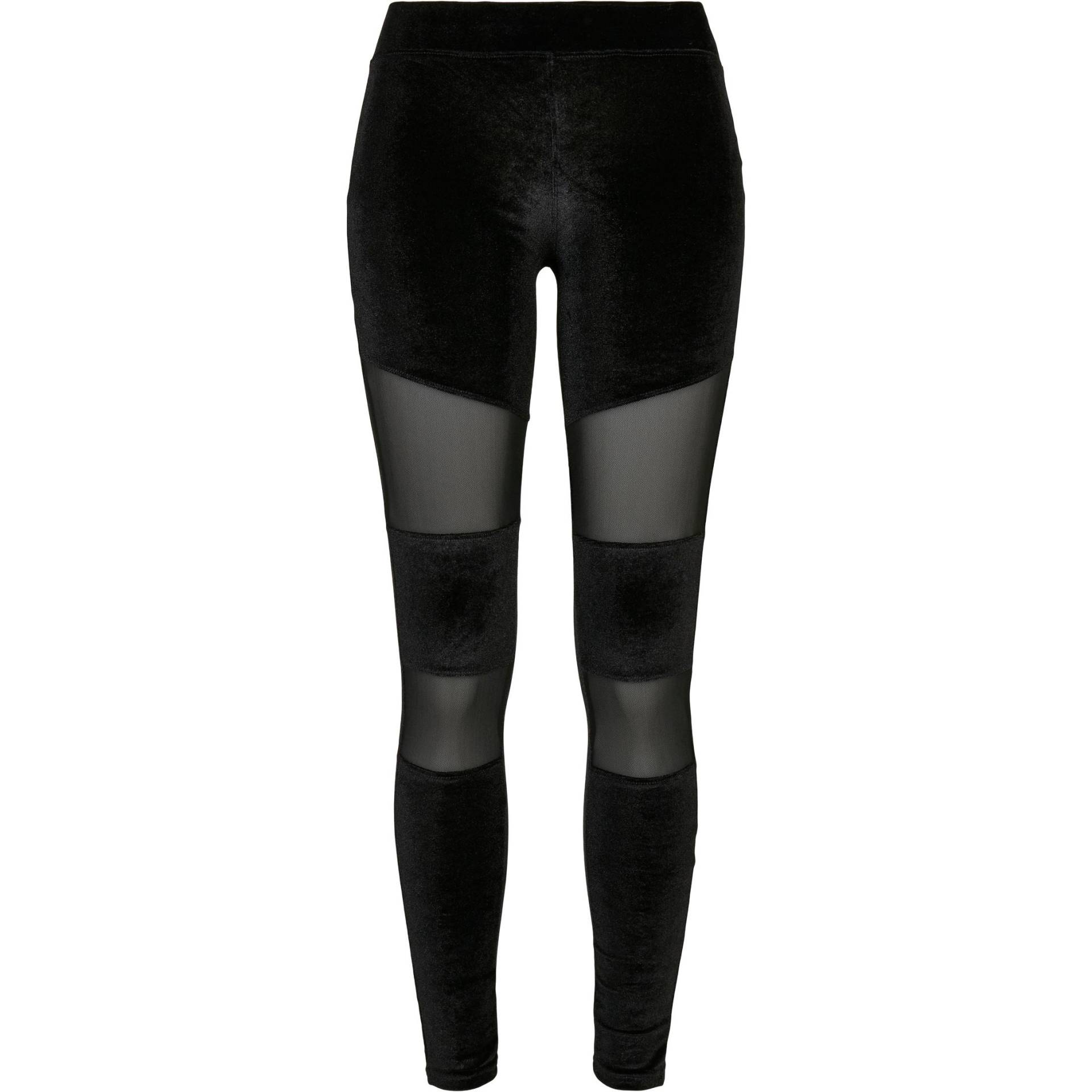 Damen-leggings Velvet Tech Mesh Unisex  XL von URBAN CLASSICS
