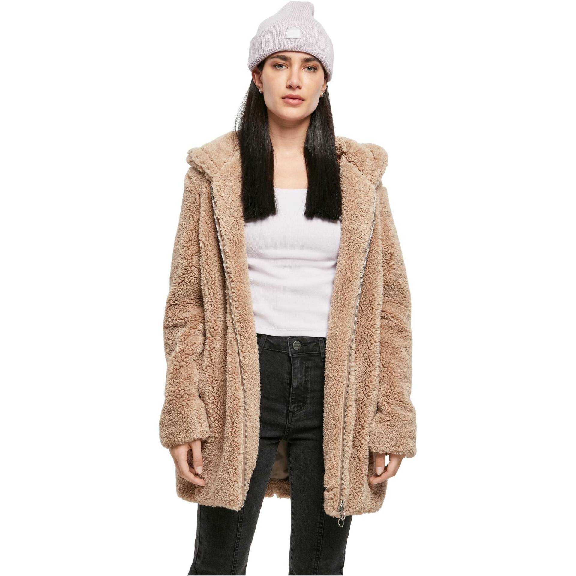 Fleece It Kapuze, Frau Sherpa Damen  M von URBAN CLASSICS