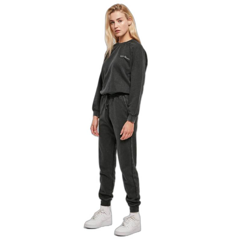 Frottee-jumpuit Mit Langen Ärmeln Und Kleinen Tickereien, Damen Urban Claic Unisex  S von URBAN CLASSICS