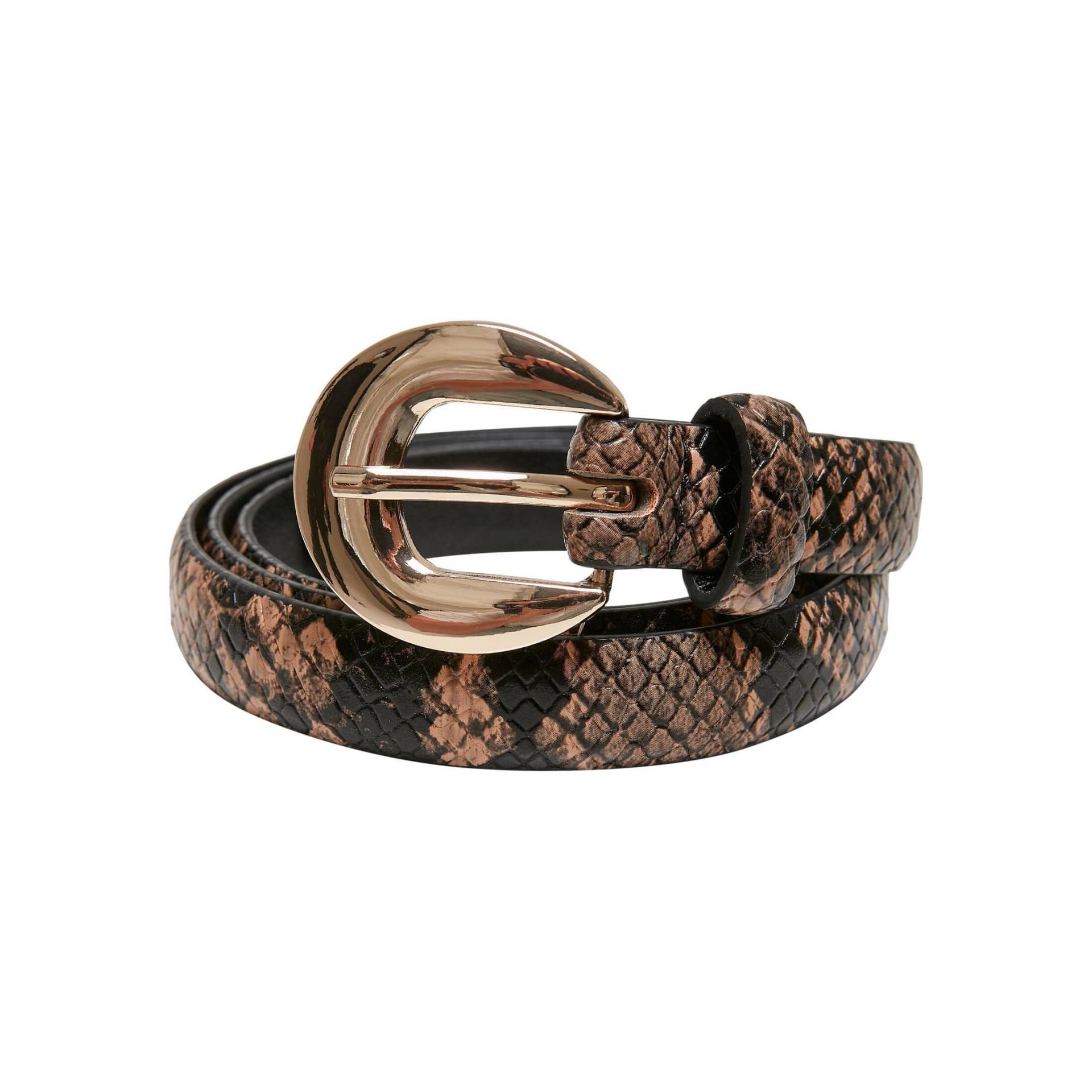 Damengürtel Aus Kunstleder Snake Damen  S/M von URBAN CLASSICS