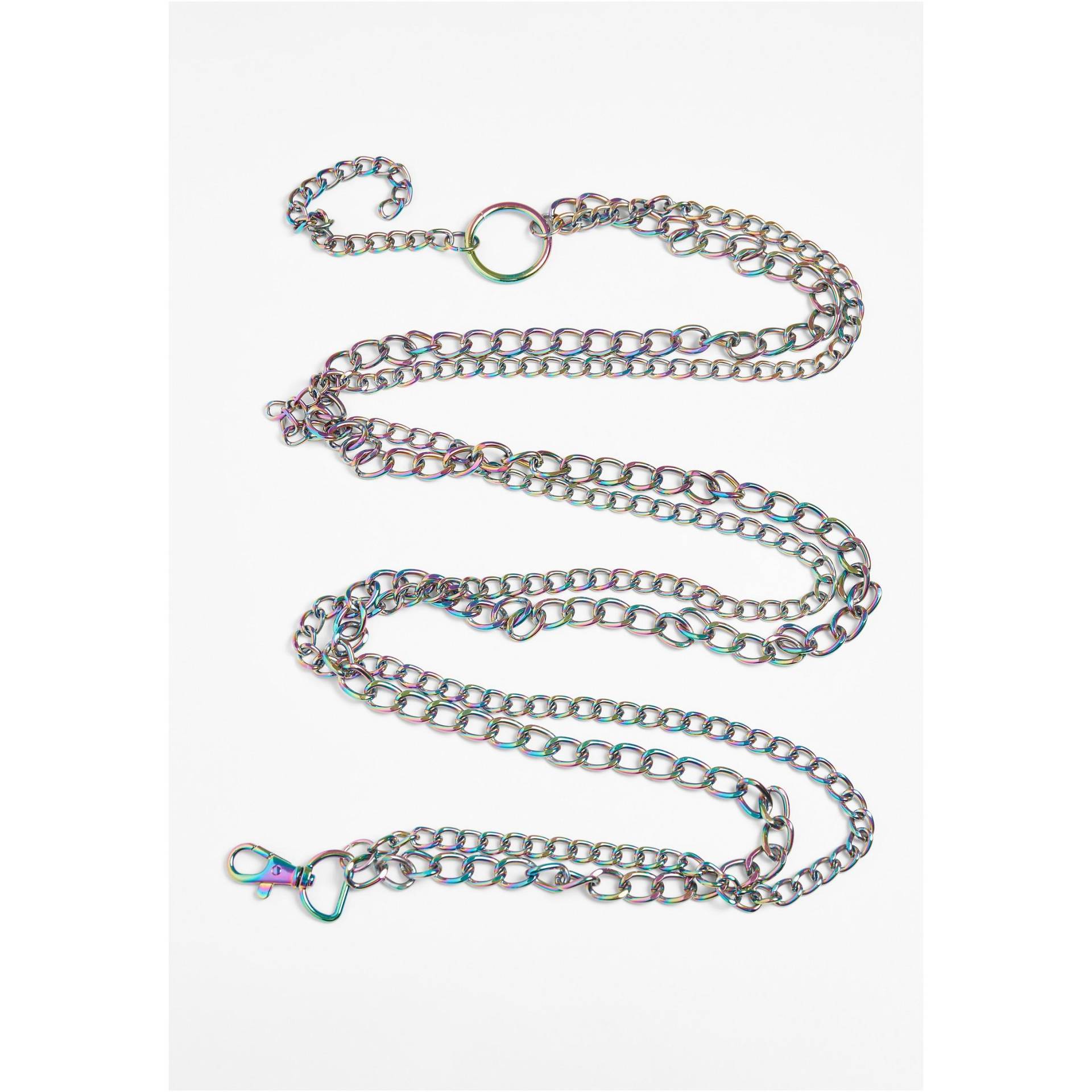 URBAN CLASSICS - gürtel holographic chain, für Herren, Größe S/M von URBAN CLASSICS