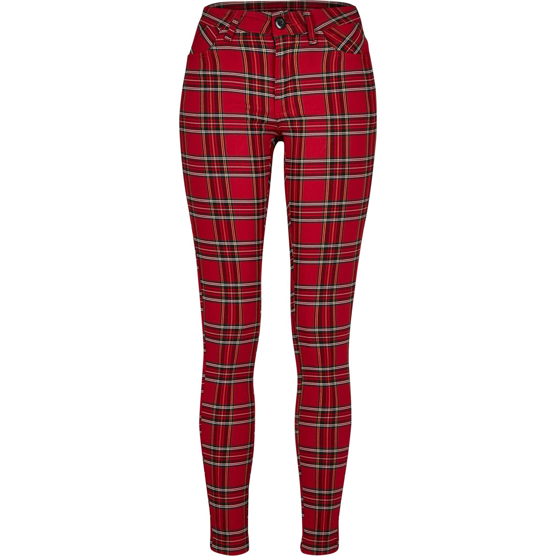 Hose Damen Urban Classic Skinny Tartan Unisex  27 von URBAN CLASSICS