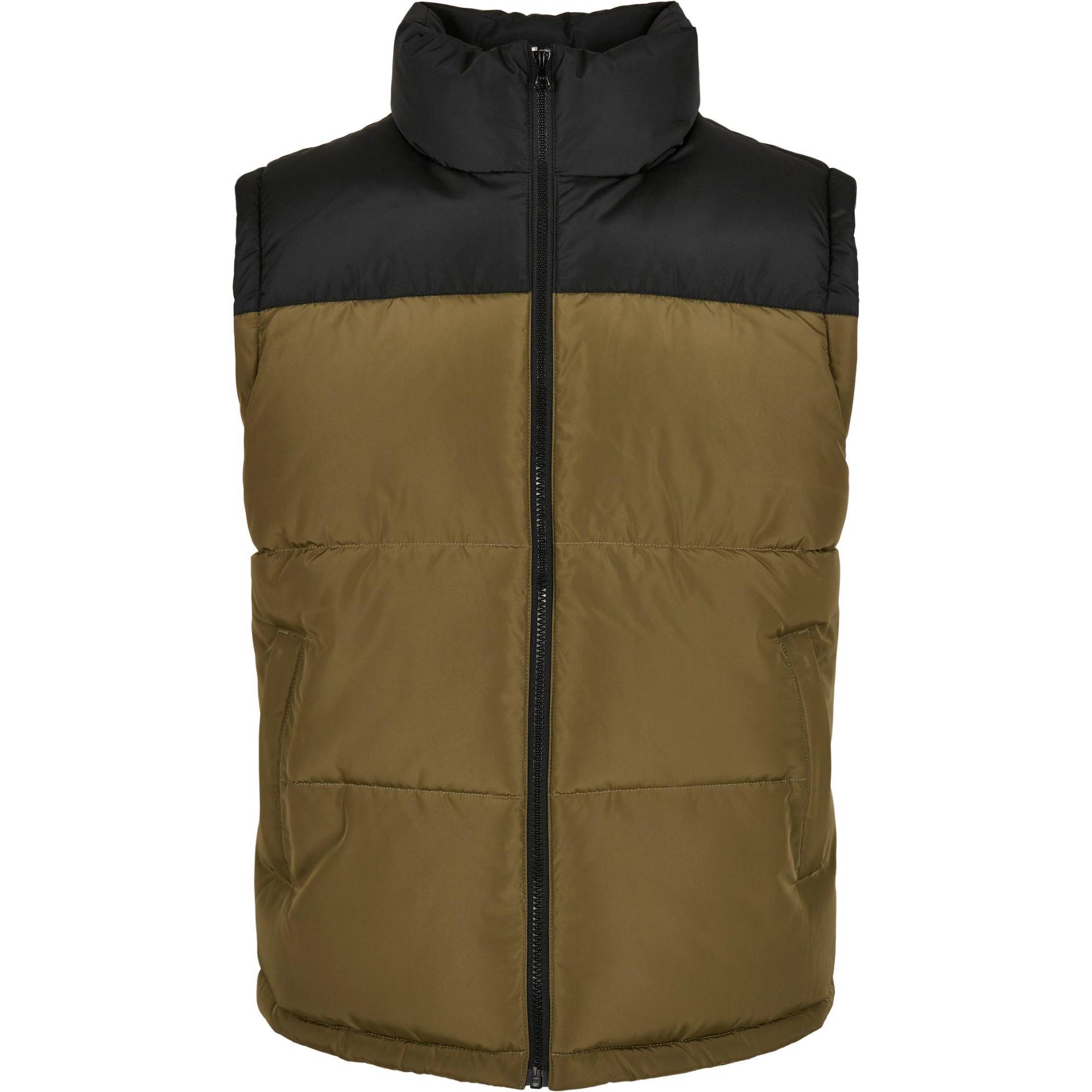 URBAN CLASSICS - jacke urban claic block puffer, für Herren, Größe S von URBAN CLASSICS