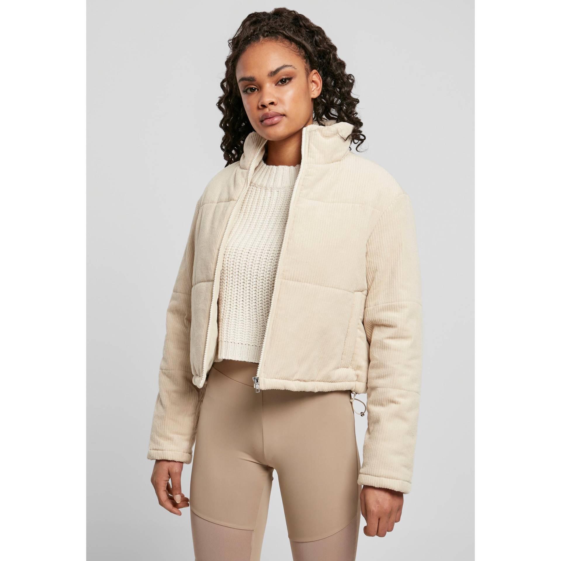 URBAN CLASSICS - damenjacke urban cassics corduroy puffer, für Damen, Größe L von URBAN CLASSICS