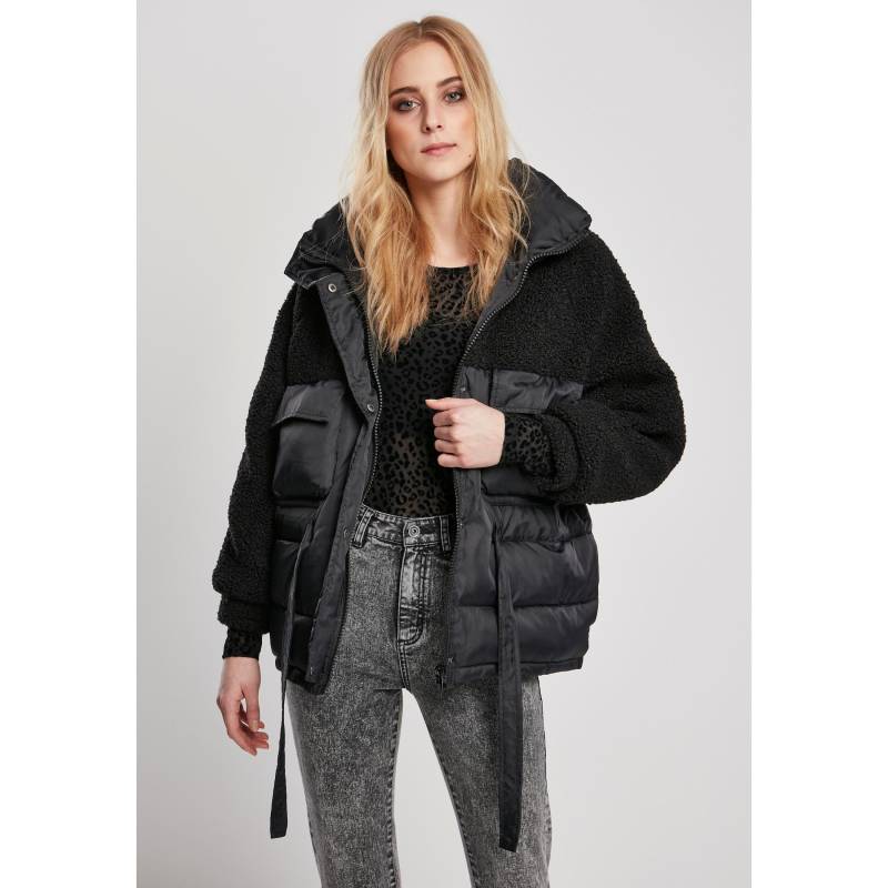 URBAN CLASSICS - jacke damen urban cassics sherpa mix puffer, für Damen, Größe L von URBAN CLASSICS