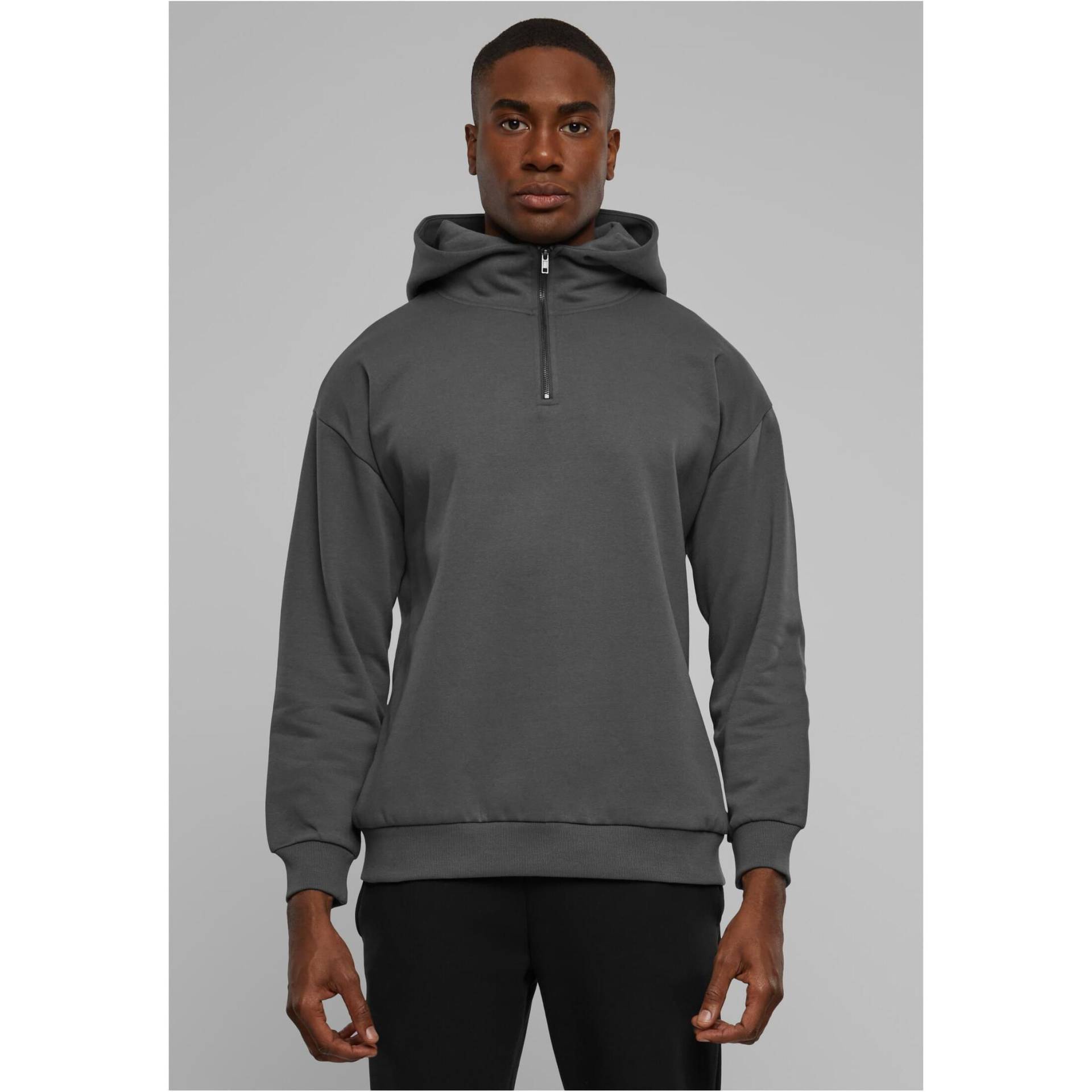 Hoodie Mit Reißverschuss Und Stehkragen Urban Cassics Herren  L von URBAN CLASSICS