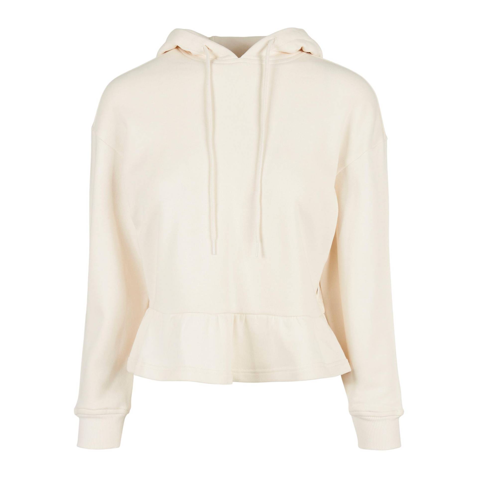 URBAN CLASSICS - kapuzenpulli urban claic ladie organic volant, für Damen, Größe S von URBAN CLASSICS