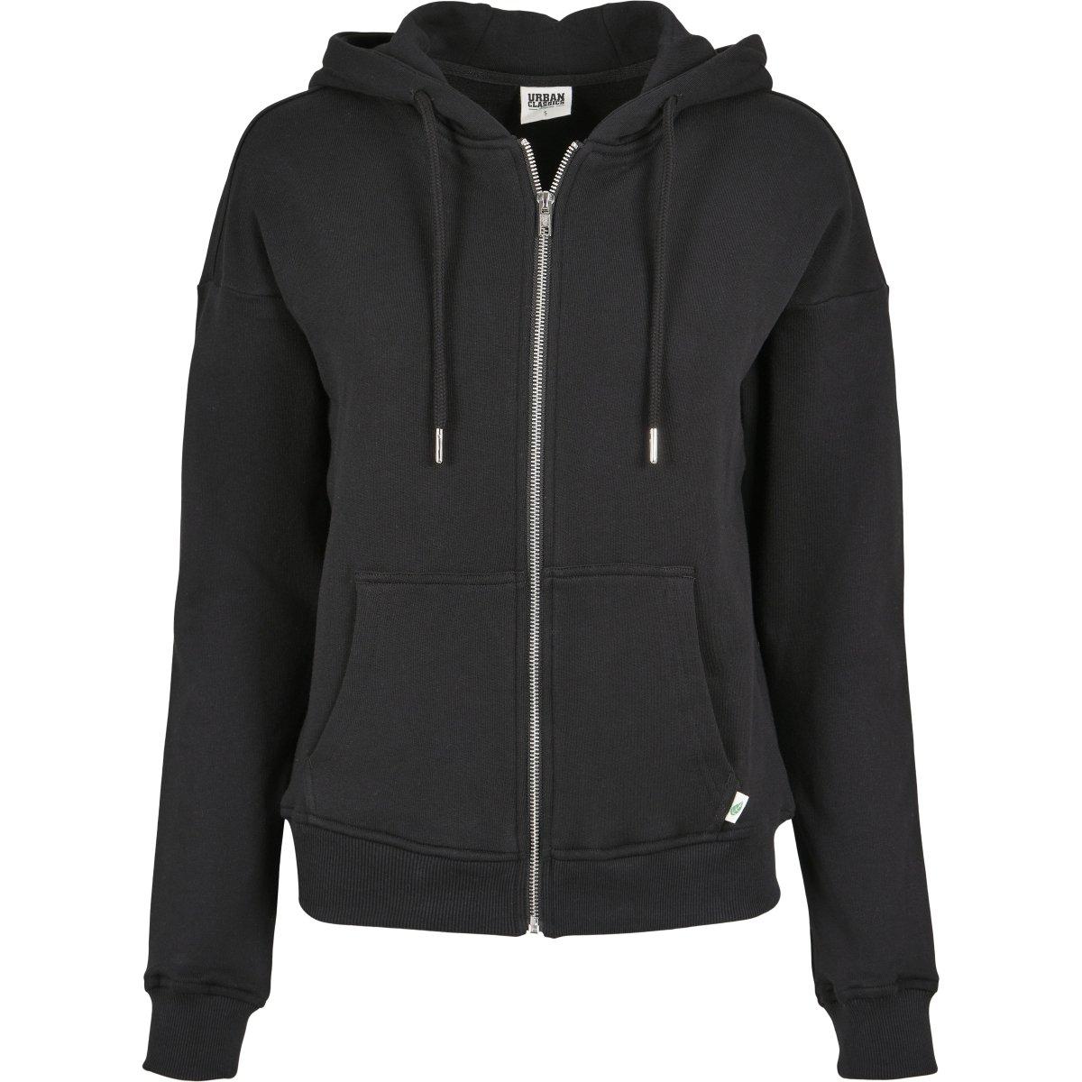 URBAN CLASSICS - kapuzenpullover, damen organic terry zip-grandes tailles, für Damen, Größe XXL von URBAN CLASSICS