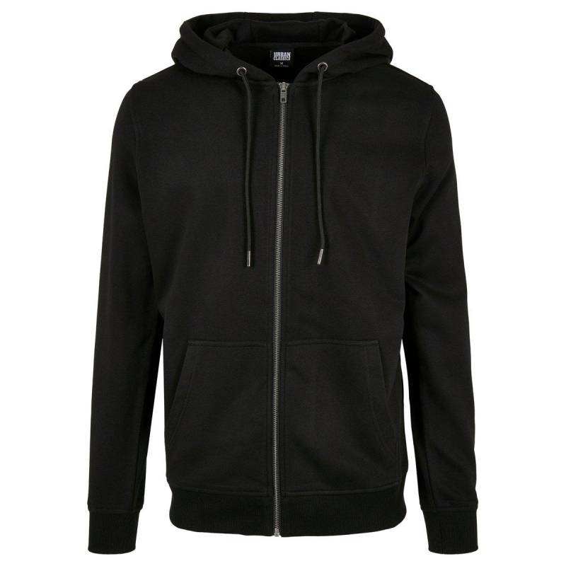 Kapuzenpullover Basic Terry Zip Herren Dunkelblau M von URBAN CLASSICS