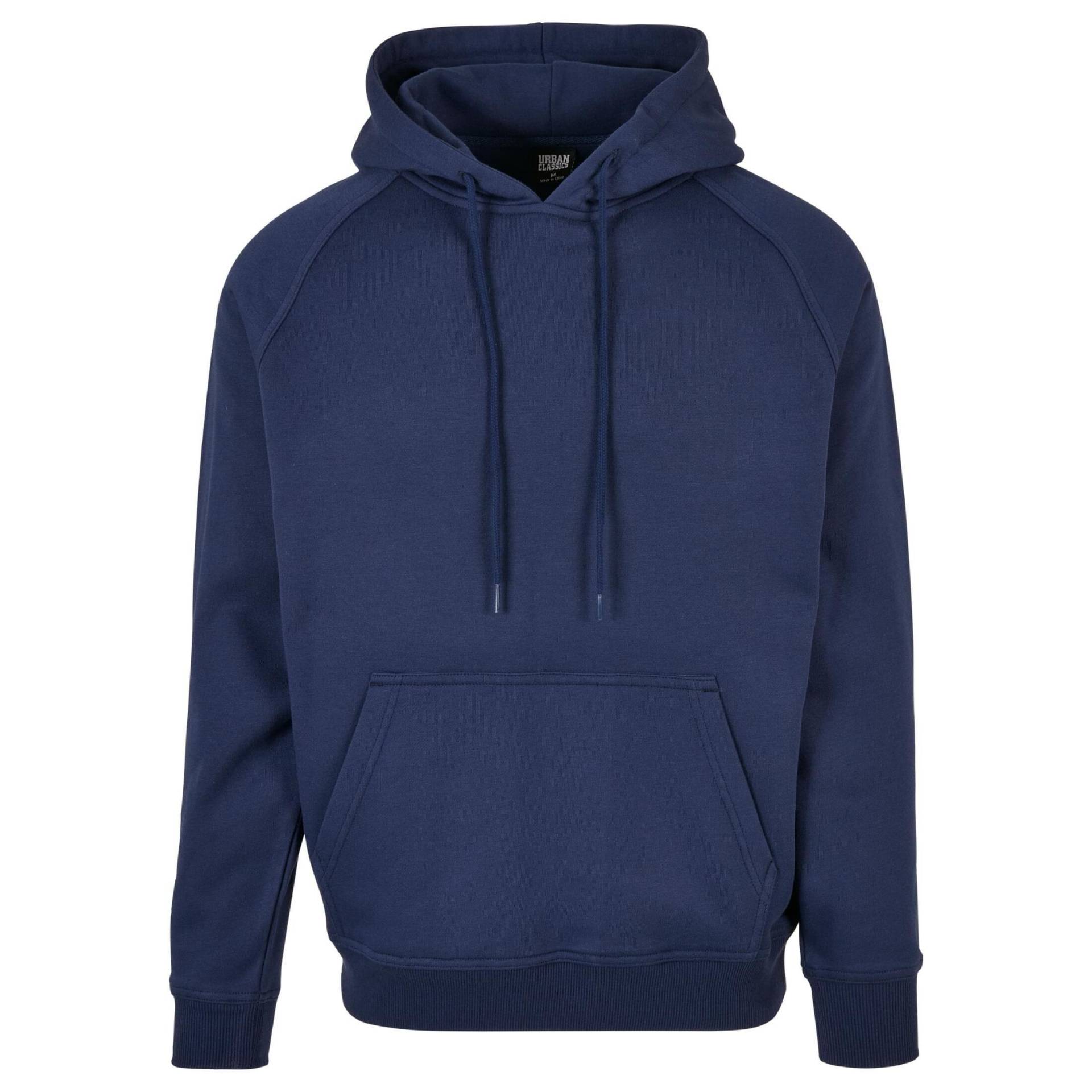 Kapuzenpullover Urban Claic Blank Herren Dunkelblau S von URBAN CLASSICS