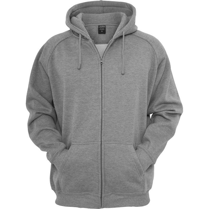 URBAN CLASSICS - kapuzenpuover große größen urban cassic zip 2.0, für Herren, Größe L von URBAN CLASSICS