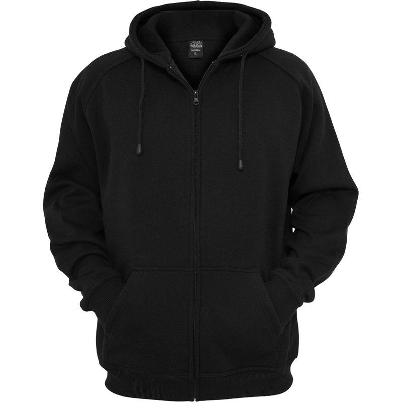 Kapuzenpuover Große Größen Urban Cassic Zip Basic Herren  L von URBAN CLASSICS