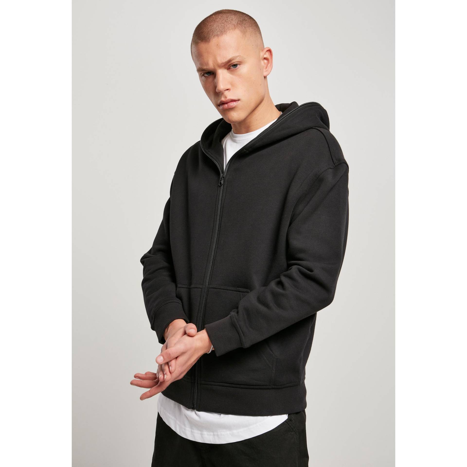 Kapuzenpullover Organic Full Zip (grandes Tailles) Herren  XXXL von URBAN CLASSICS