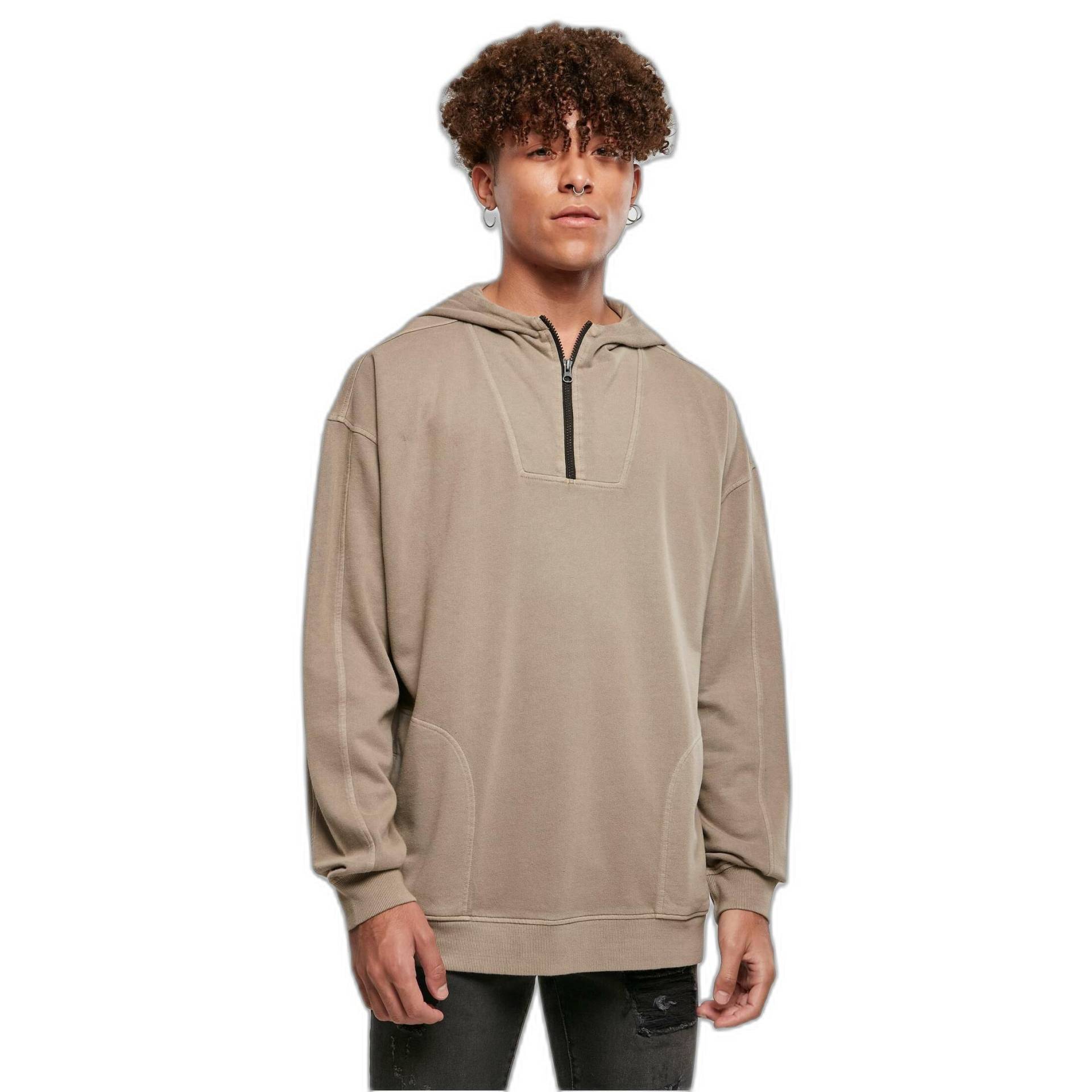 Kapuzenpullover Overdyed Camp Herren  XL von URBAN CLASSICS