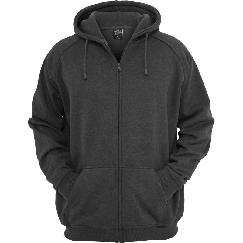 Kapuzenpullover Urban Classic Zip Long Herren  M von URBAN CLASSICS