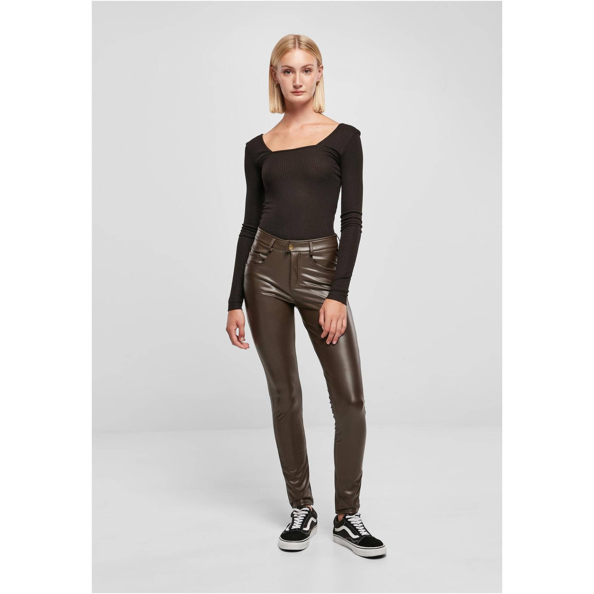 Kunstlederhose Mittelgroß Damen Unisex  33 von URBAN CLASSICS