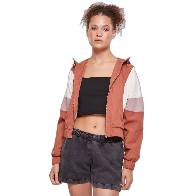 Kurze Wasserdichte Jacke Crinkle 3-ton Frau Unisex  XS von URBAN CLASSICS