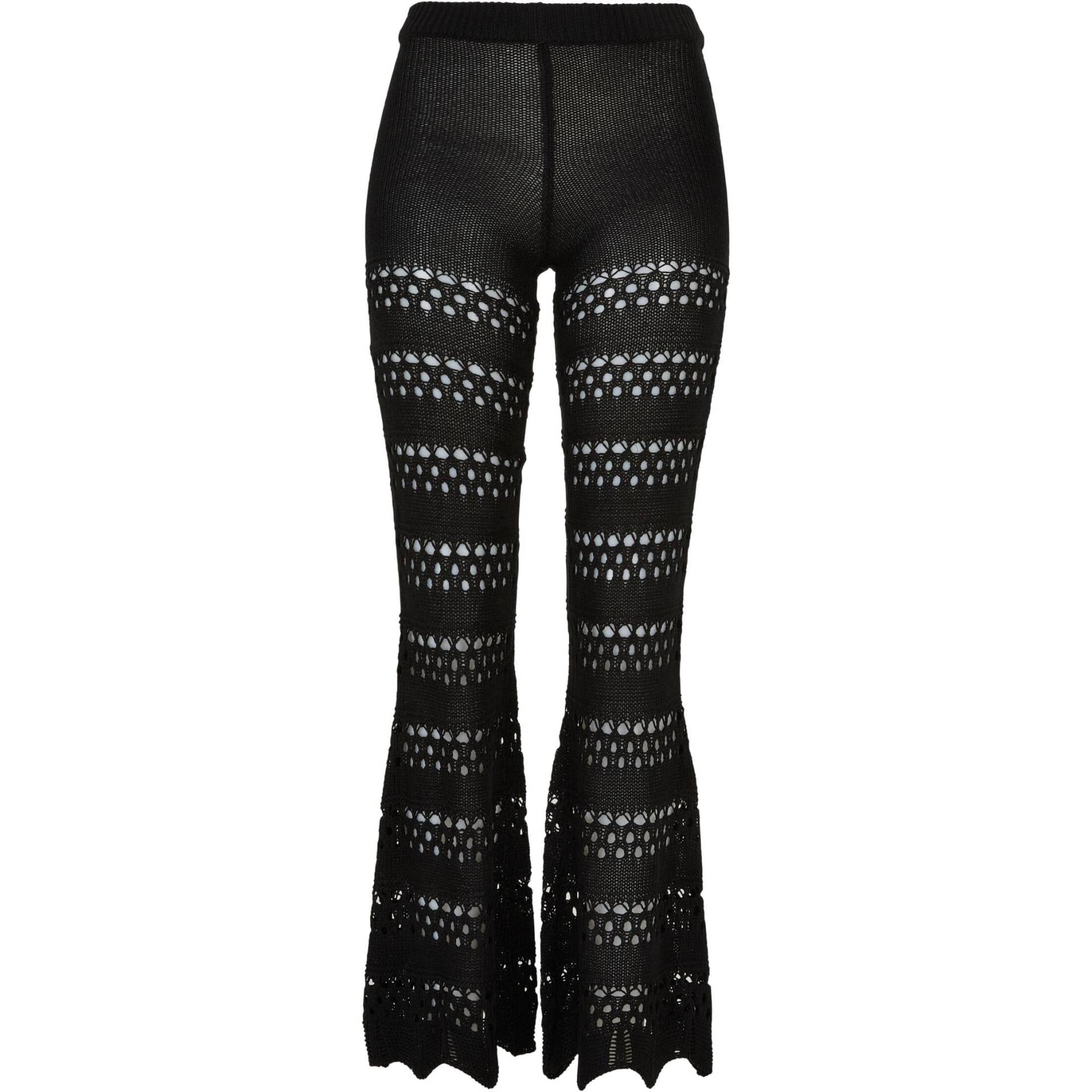 URBAN CLASSICS - leggings ausgestellt häkelstrick frau  gt, für Damen, Größe XXL von URBAN CLASSICS